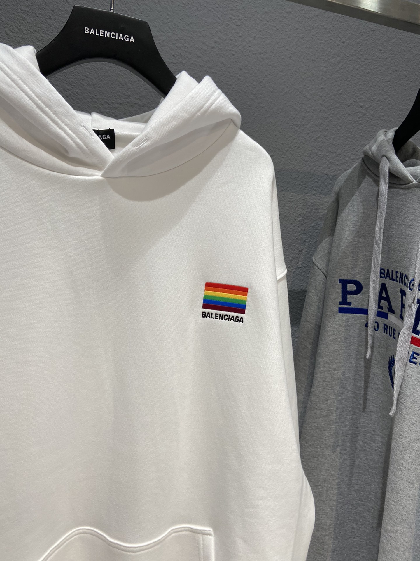 Balenciaga Hoodie Lgbtq Boxy in White