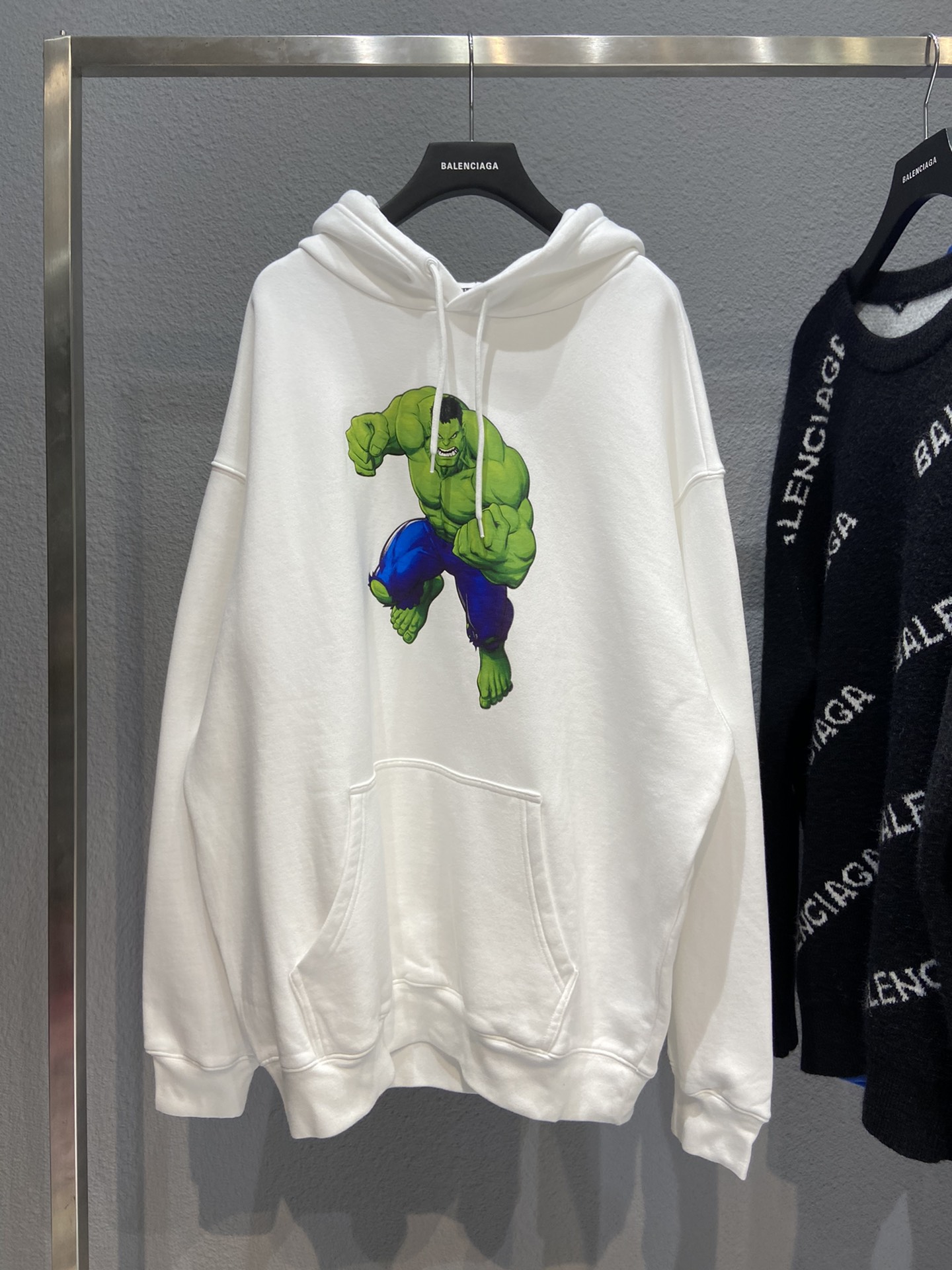 Balenciaga Hoodie Hulk©2021marvel Medium Fit