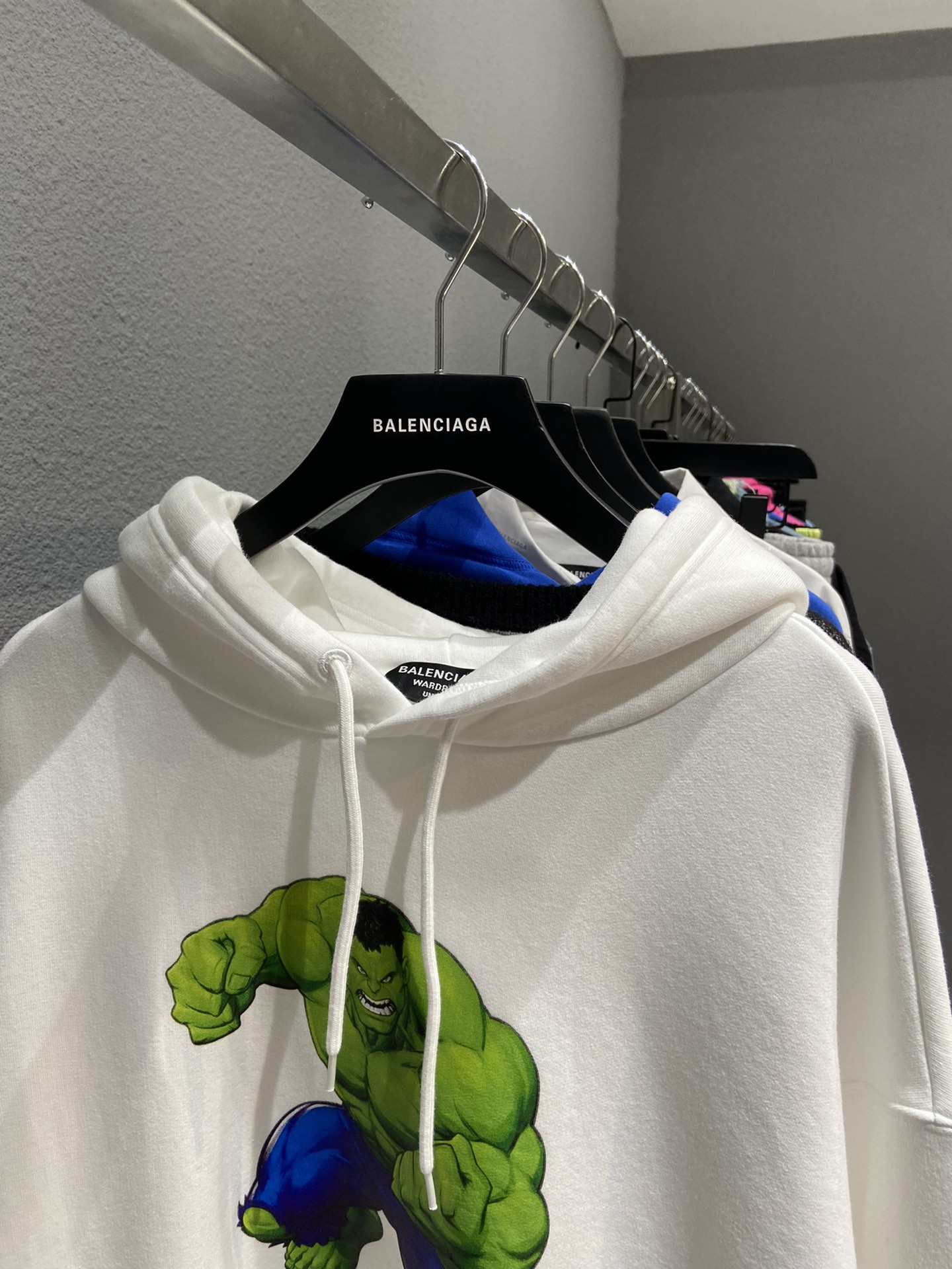 Balenciaga Hoodie Hulk©2021marvel Medium Fit