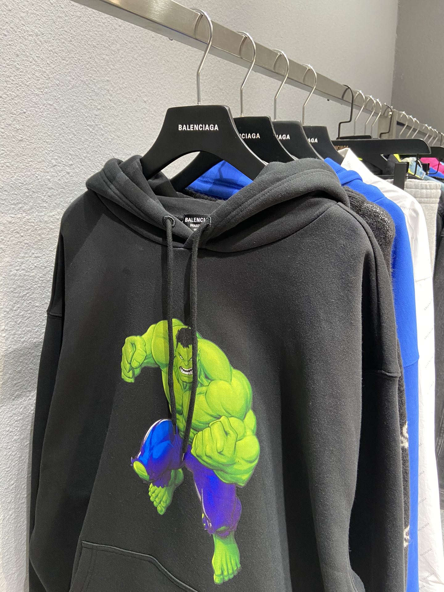 Balenciaga Hoodie Hulk©2021marvel Medium Fit