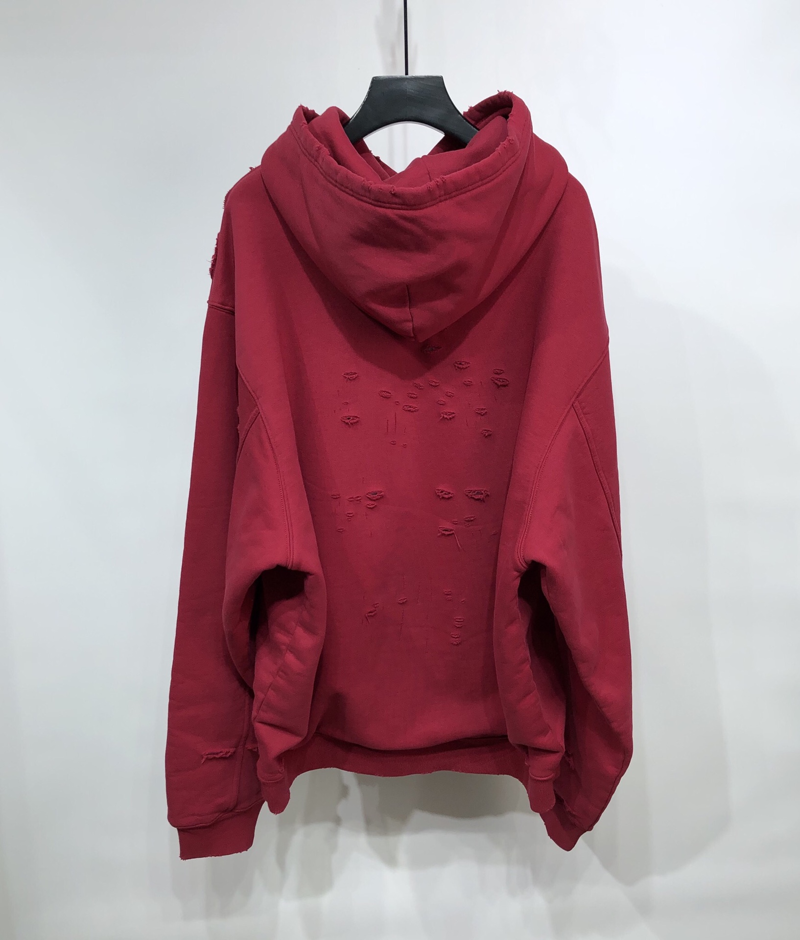 Balenciaga Hoodie Destroyed in Red