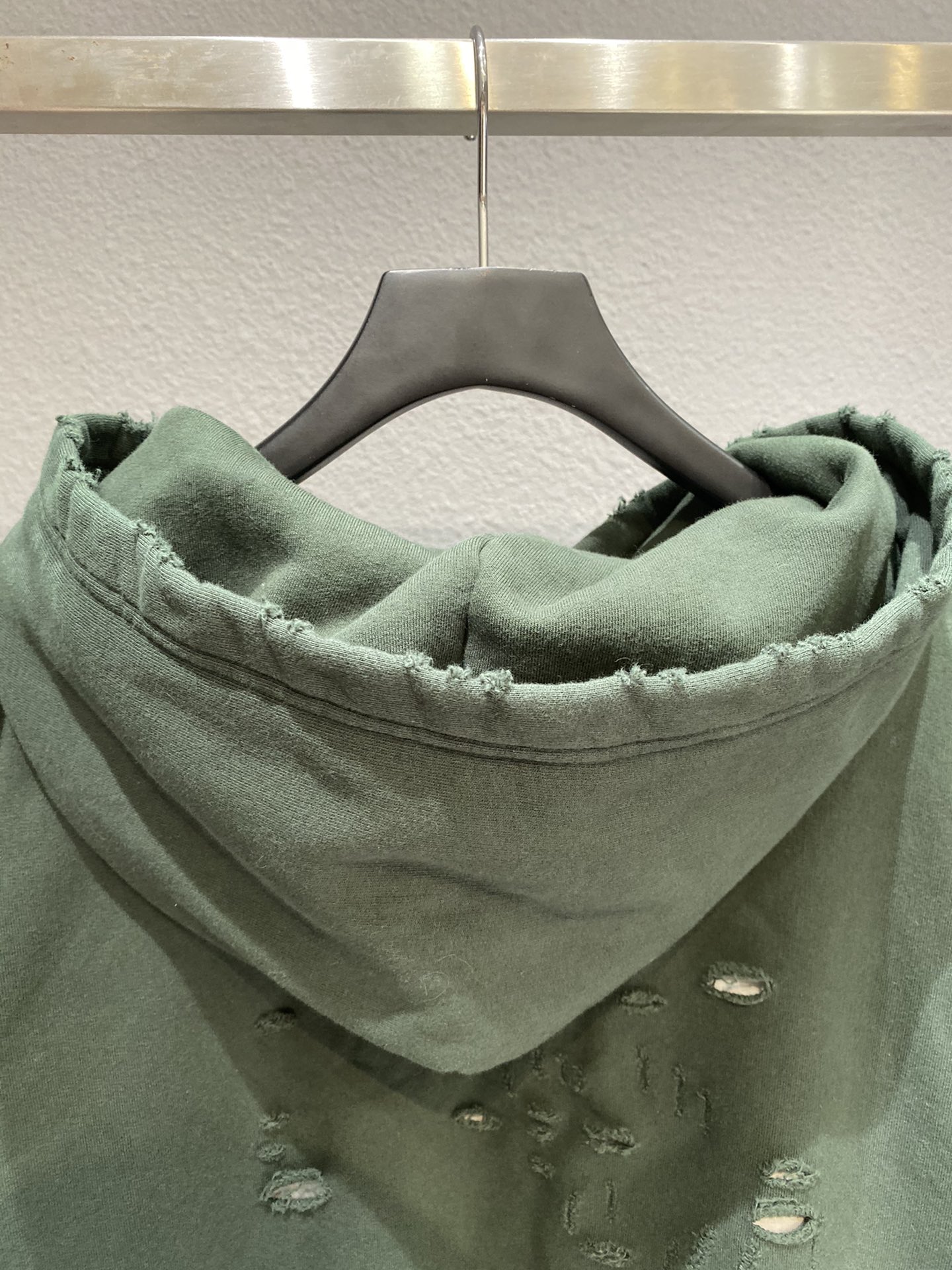 Balenciaga Hoodie Destroyed in Green