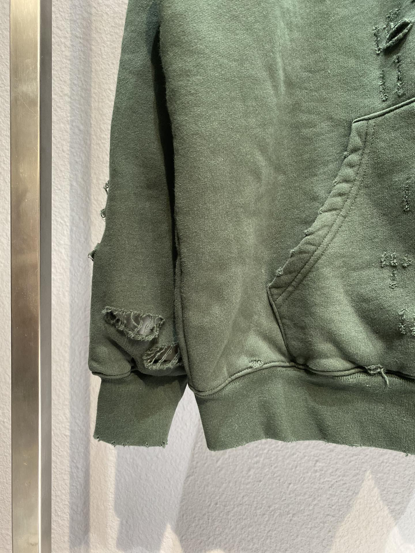 Balenciaga Hoodie Destroyed in Green