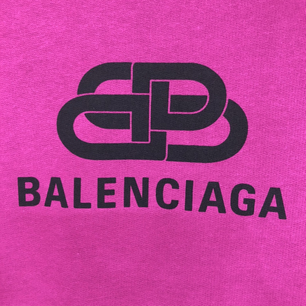 Balenciaga Hoodie BB Pixel Medium Fit in Purple