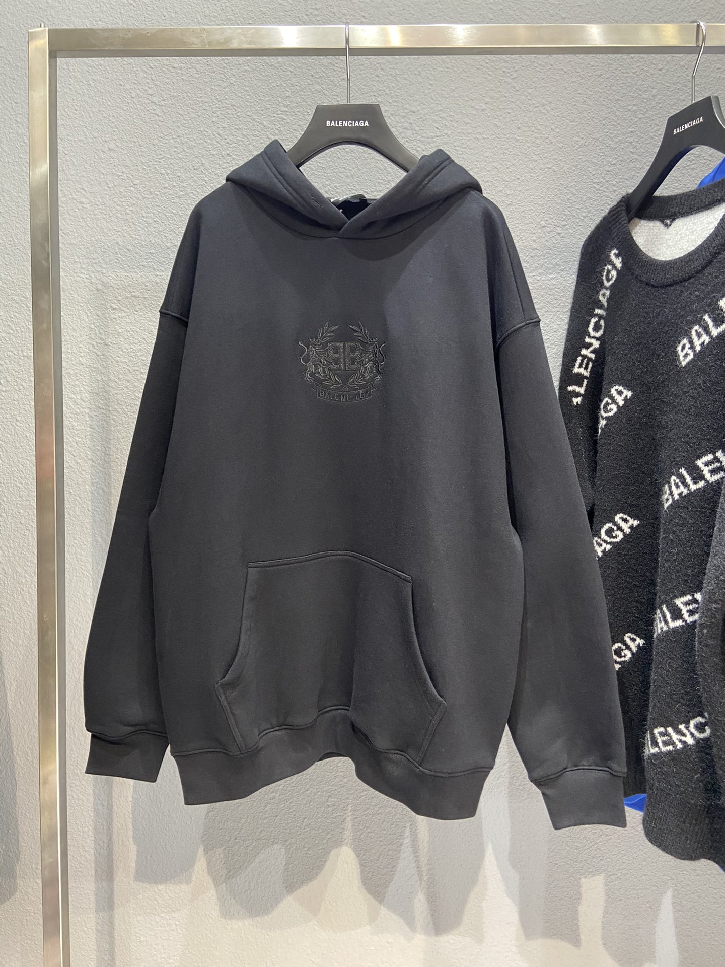 Balenciaga Hoodie BB Pixel Medium Fit