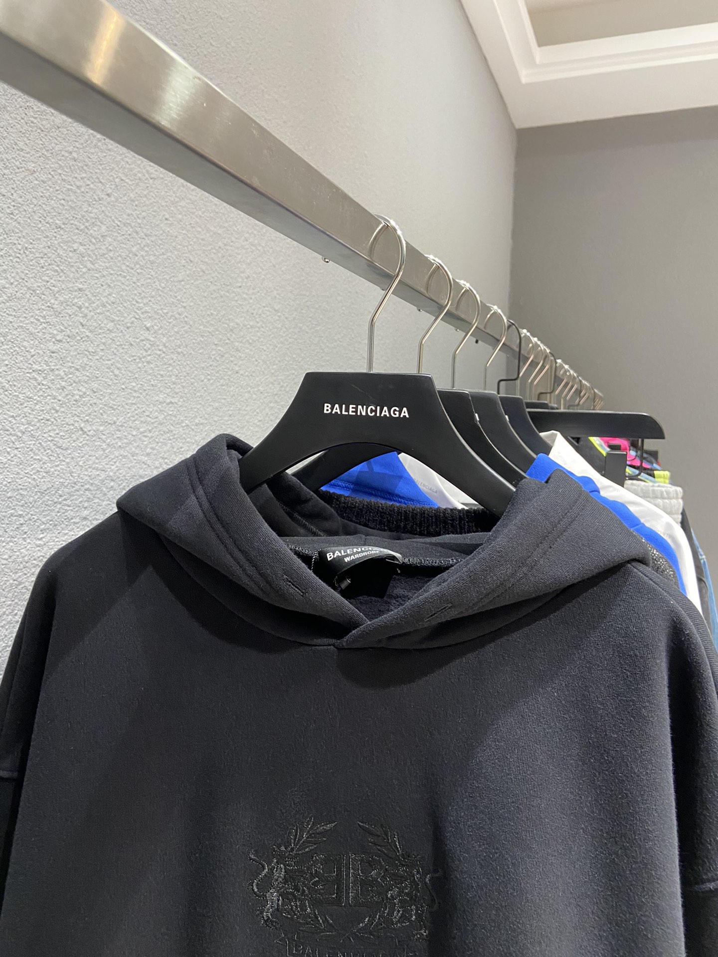 Balenciaga Hoodie BB Pixel Medium Fit