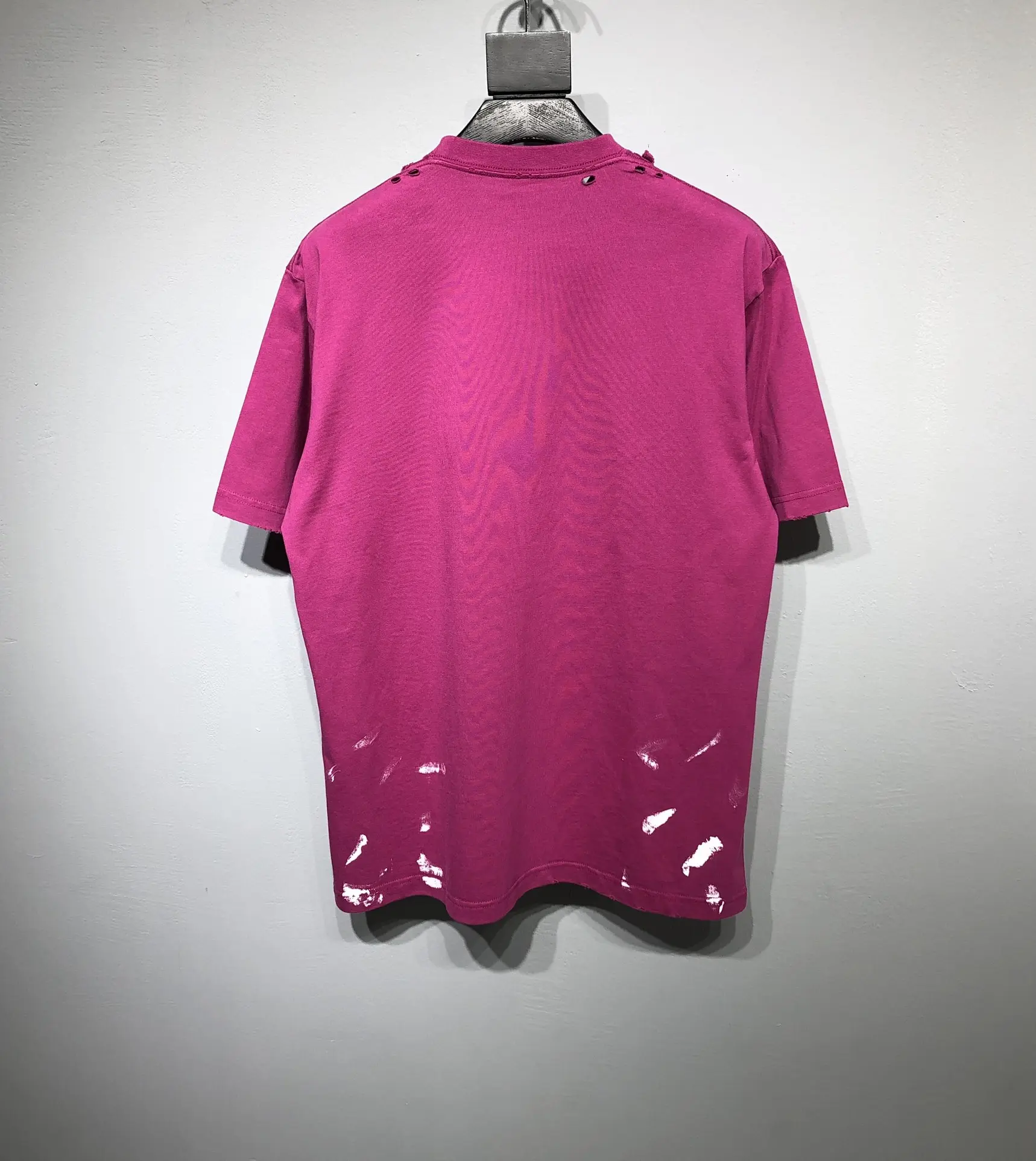 BALENCIAGA 2022SS new arrival T-shirt in rose red