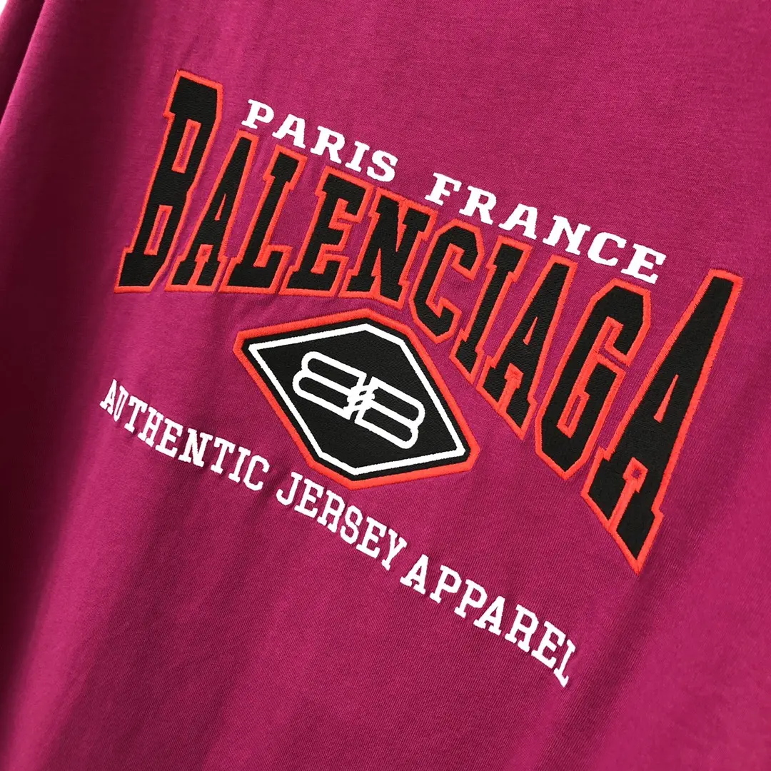 BALENCIAGA 2022SS new arrival T-shirt in rose red