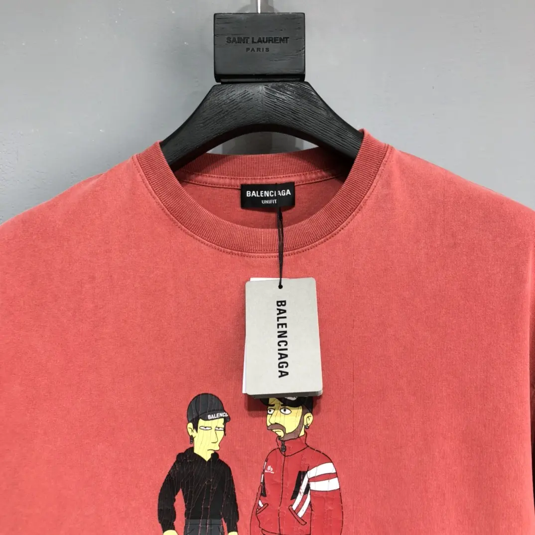 BALENCIAGA 2022SS new arrival T-shirt in red