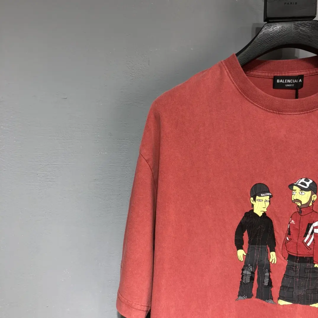 BALENCIAGA 2022SS new arrival T-shirt in red