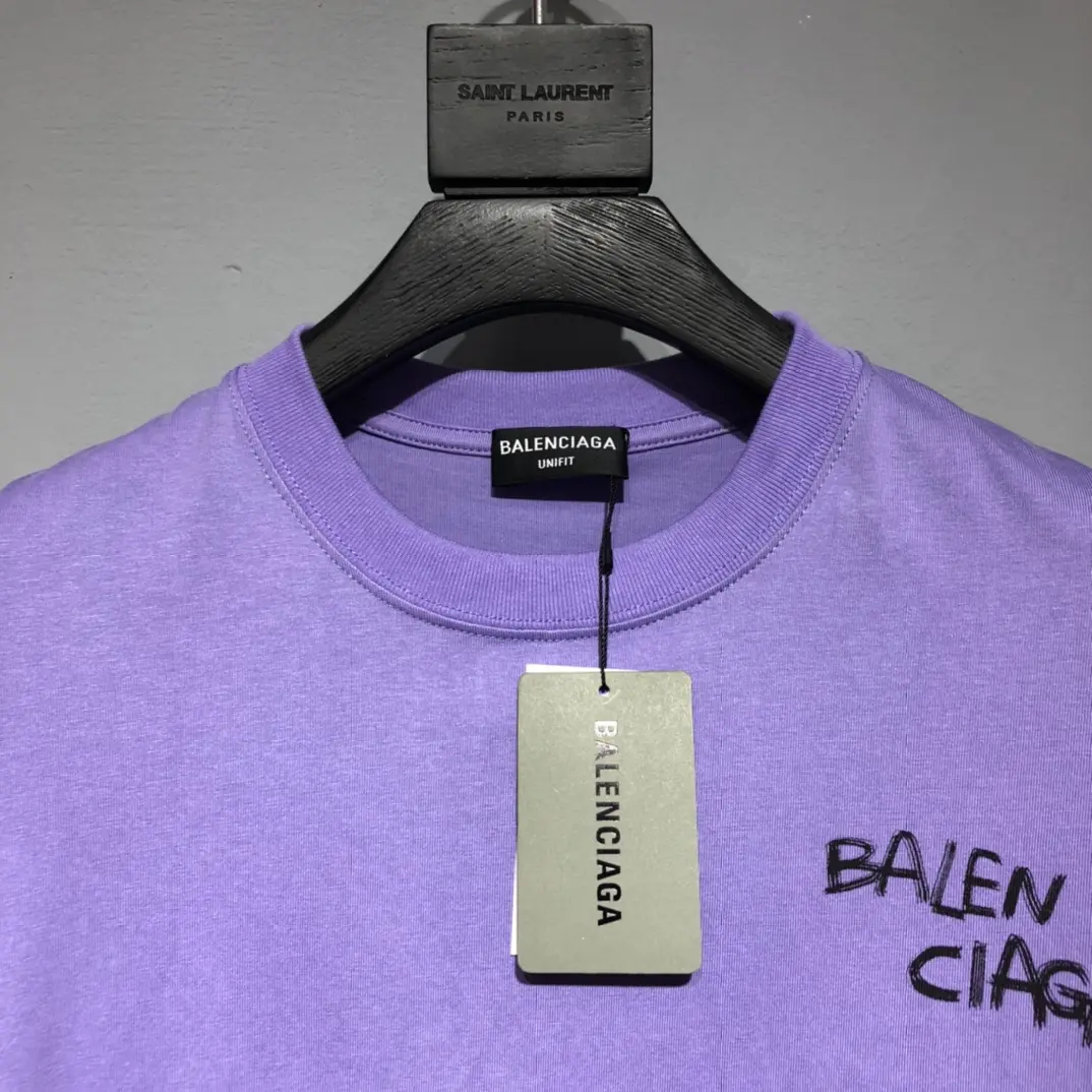 BALENCIAGA 2022SS new arrival T-shirt in purple