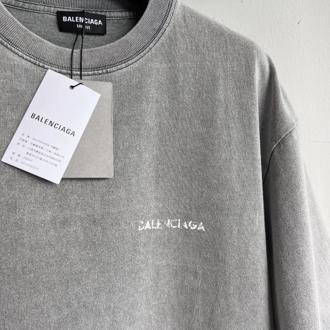 BALENCIAGA 2022SS new arrival T-shirt in grey