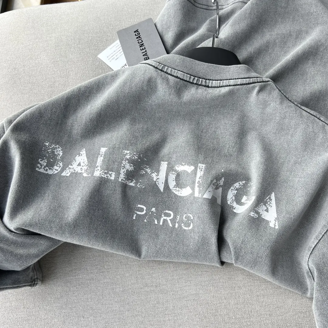 BALENCIAGA 2022SS new arrival T-shirt in grey