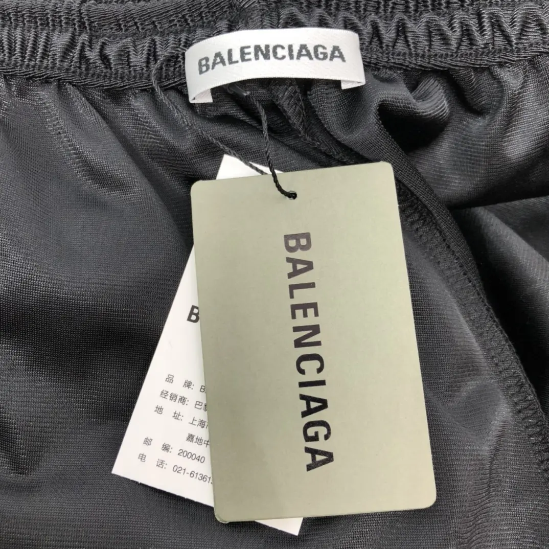 BALENCIAGA 2022SS fashion trousers in black