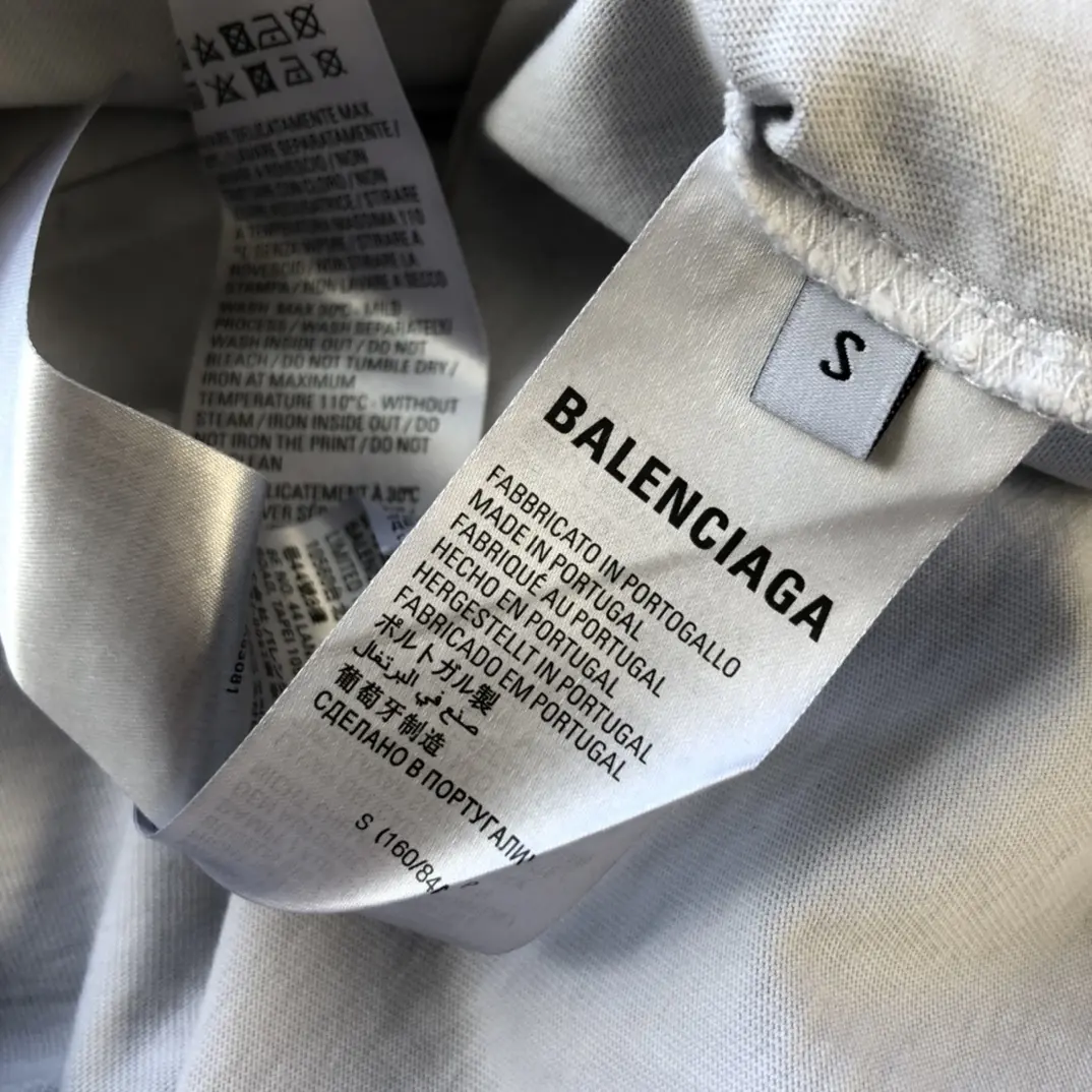 BALENCIAGA 2022SS fashion T-shirt in white