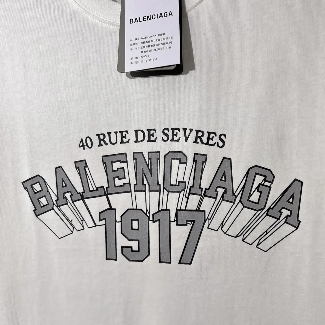 BALENCIAGA 2022SS fashion T-shirt in white