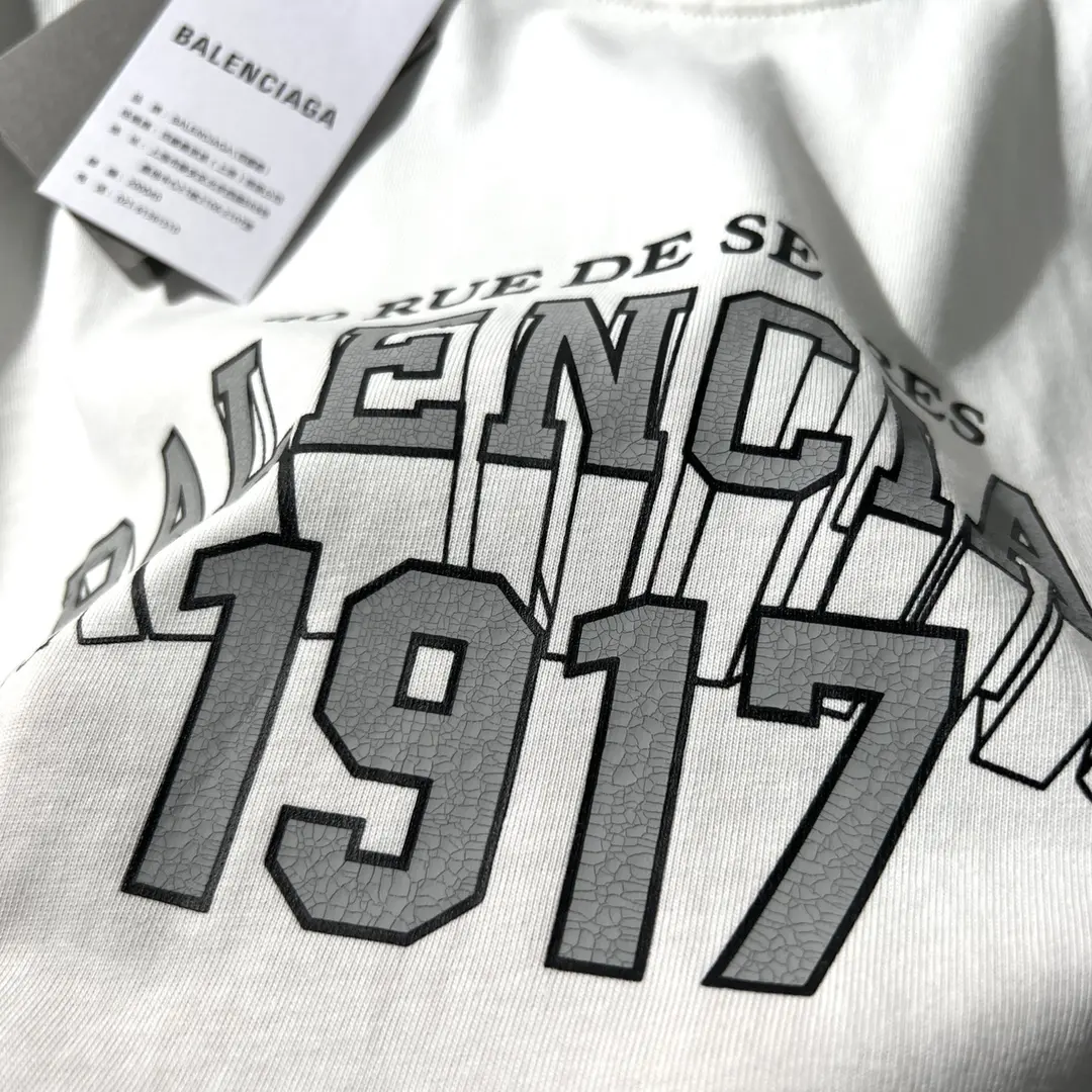 BALENCIAGA 2022SS fashion T-shirt in white