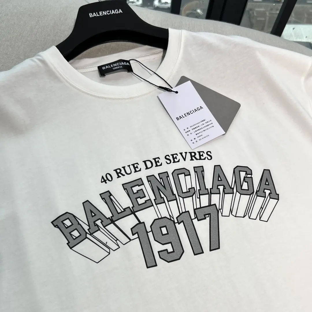 BALENCIAGA 2022SS fashion T-shirt in white