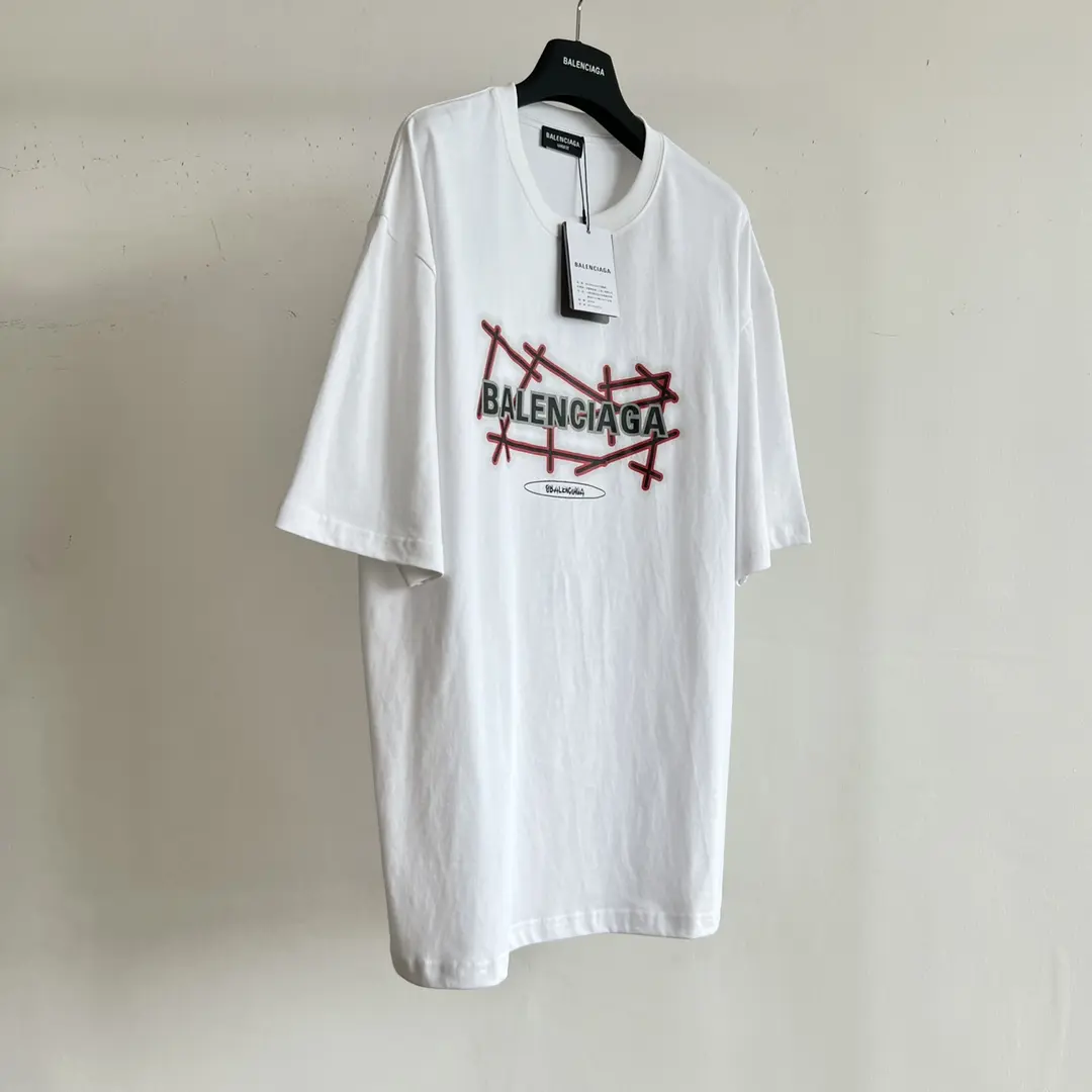 BALENCIAGA 2022SS fashion T-shirt in white