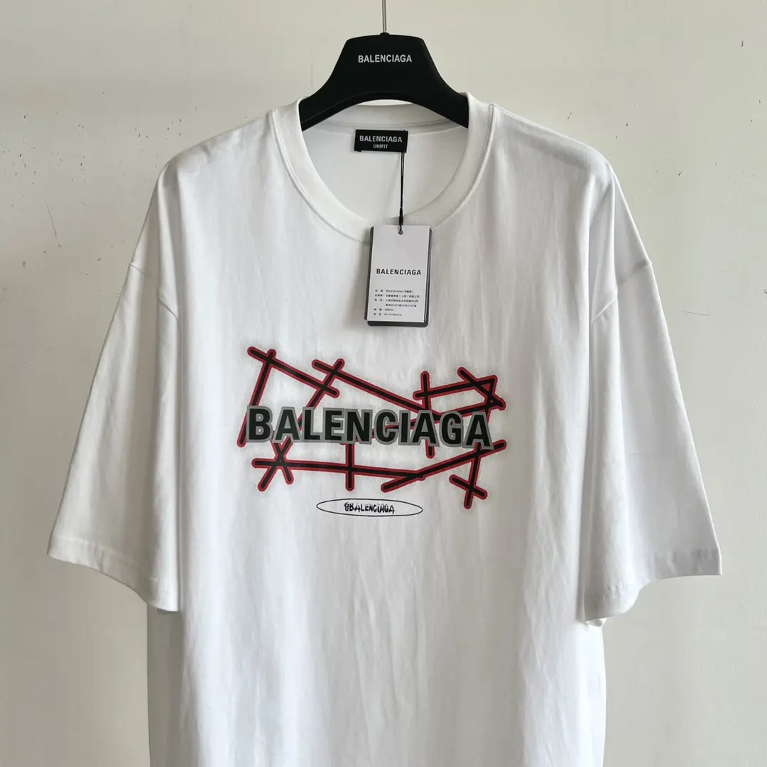 BALENCIAGA 2022SS fashion T-shirt in white