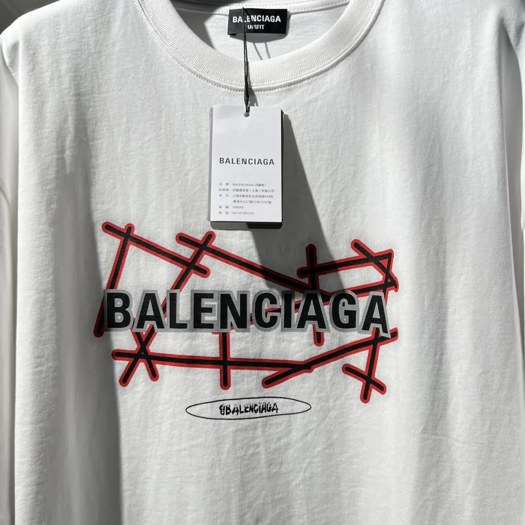 BALENCIAGA 2022SS fashion T-shirt in white