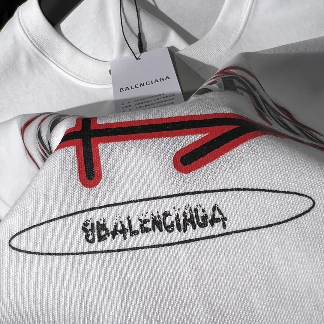 BALENCIAGA 2022SS fashion T-shirt in white