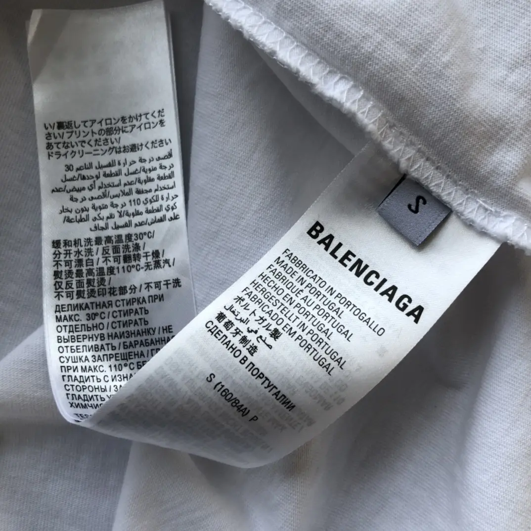 BALENCIAGA 2022SS fashion T-shirt in white