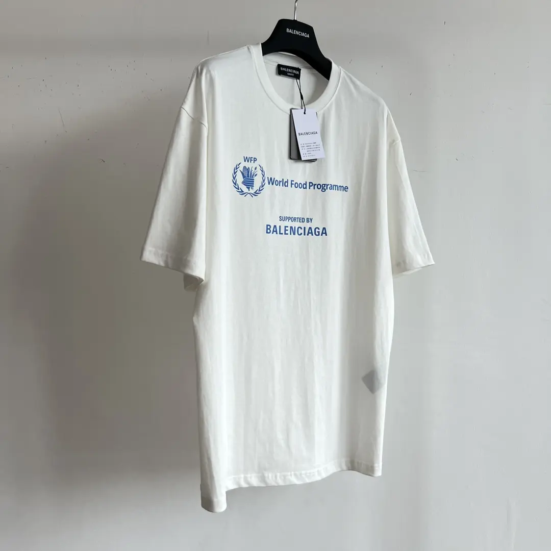 BALENCIAGA 2022SS fashion T-shirt in white