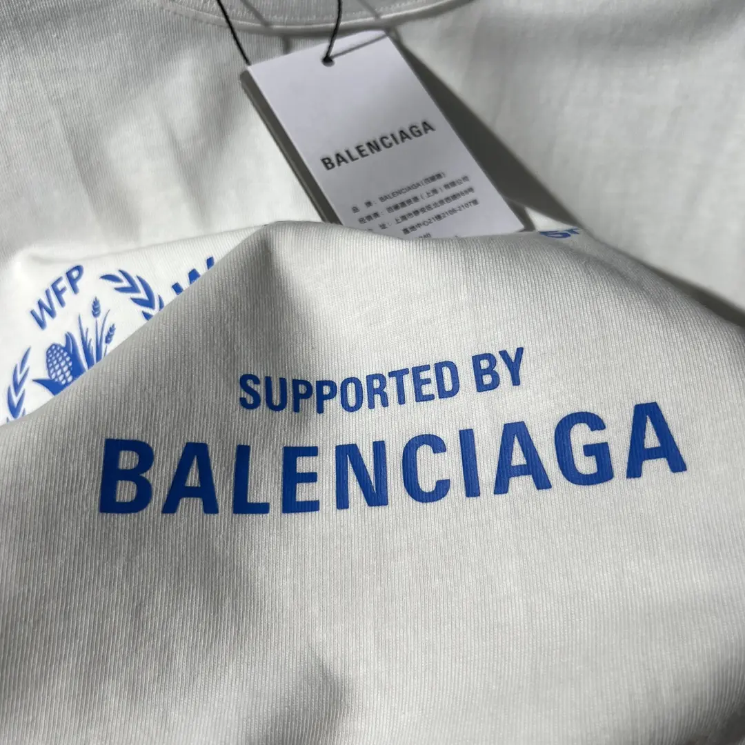 BALENCIAGA 2022SS fashion T-shirt in white