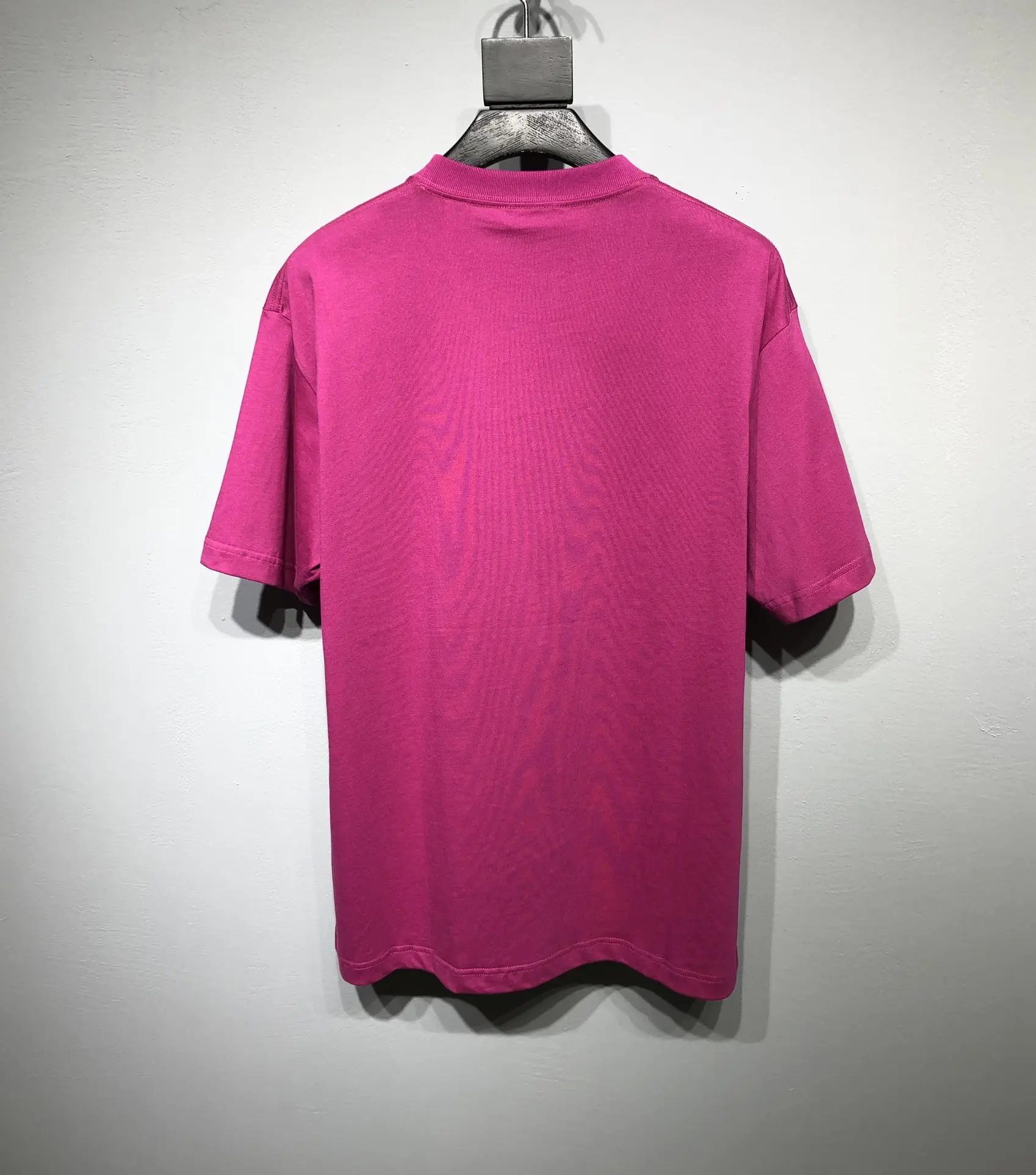 BALENCIAGA 2022SS fashion T-shirt in rose red