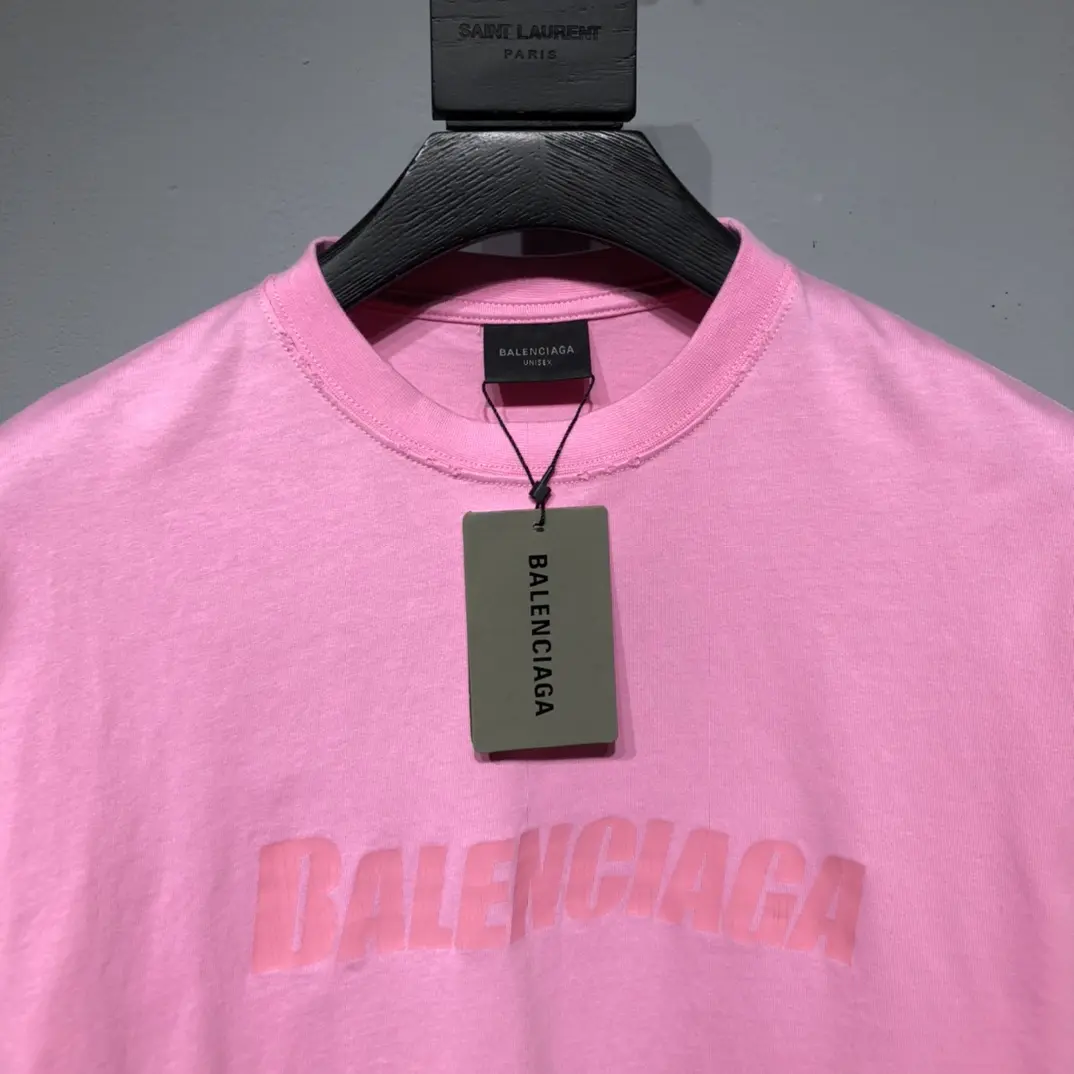 BALENCIAGA 2022SS fashion T-shirt in pink