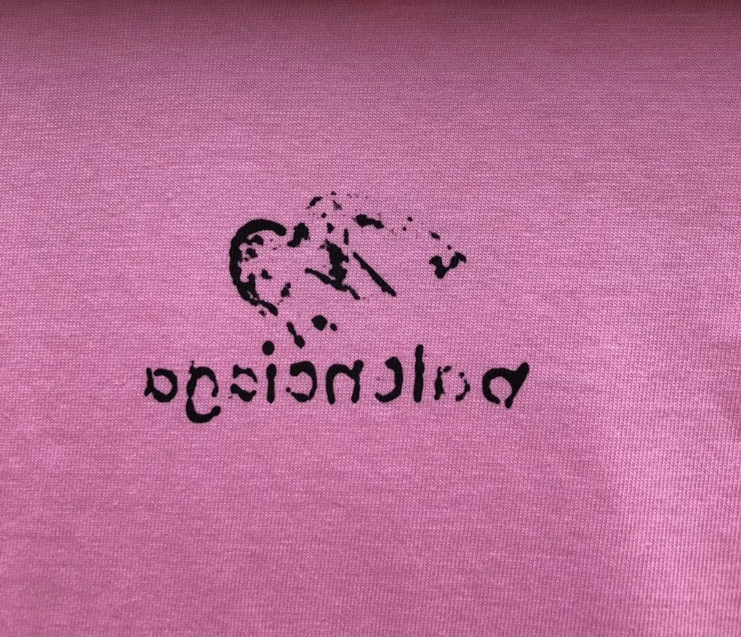 BALENCIAGA 2022SS fashion T-shirt in pink