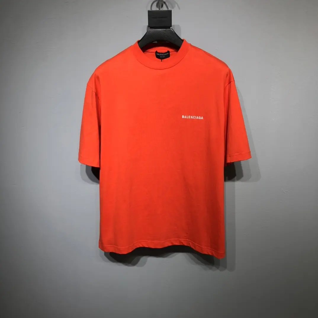 BALENCIAGA 2022SS fashion T-shirt in orange