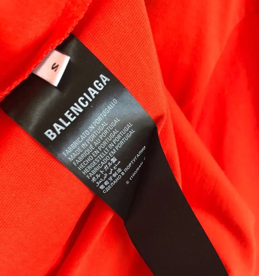 BALENCIAGA 2022SS fashion T-shirt in orange