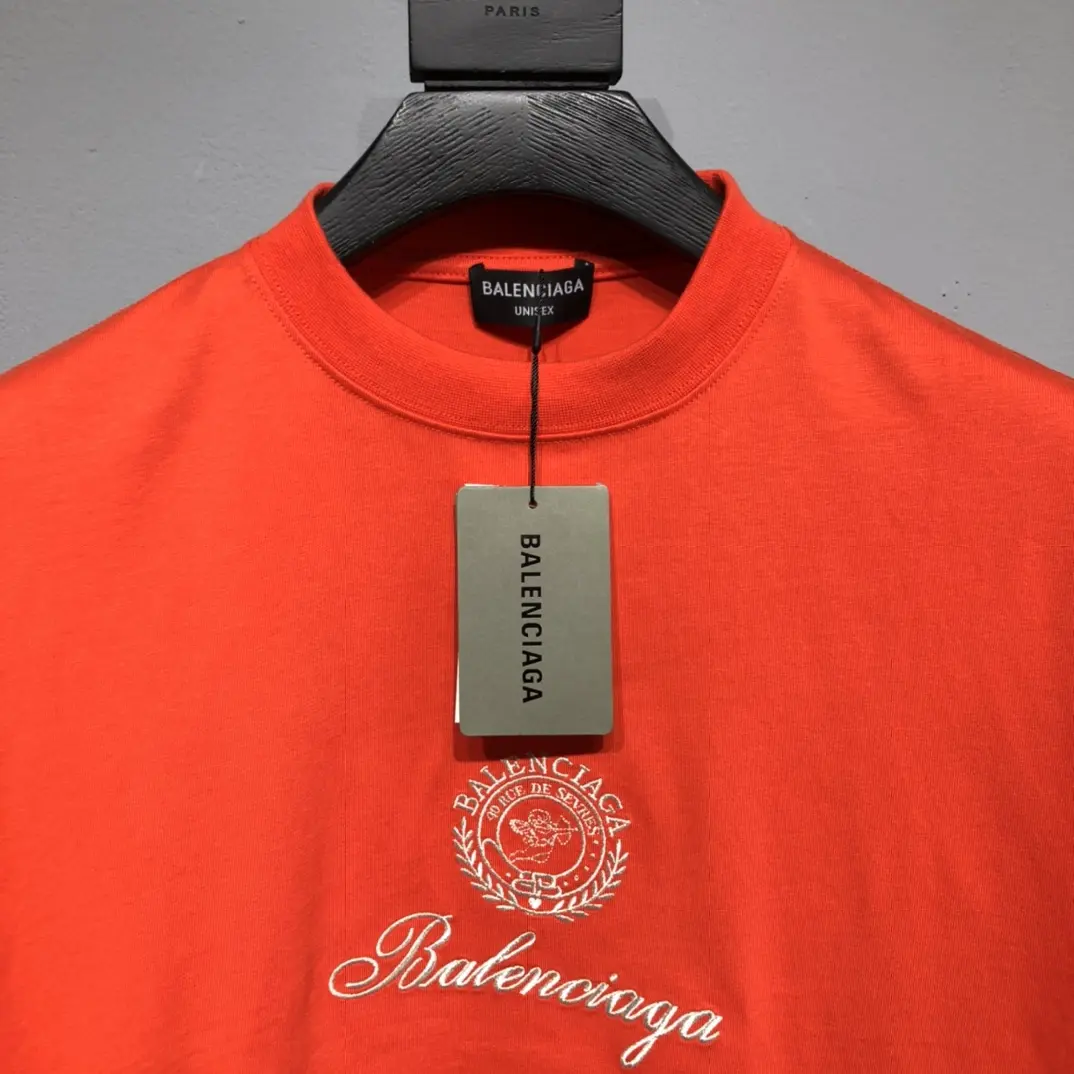 BALENCIAGA 2022SS fashion T-shirt in orange