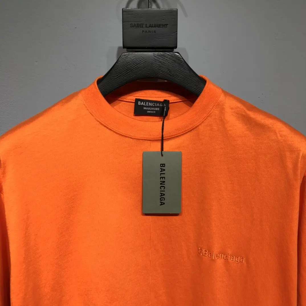 BALENCIAGA 2022SS fashion T-shirt in orange