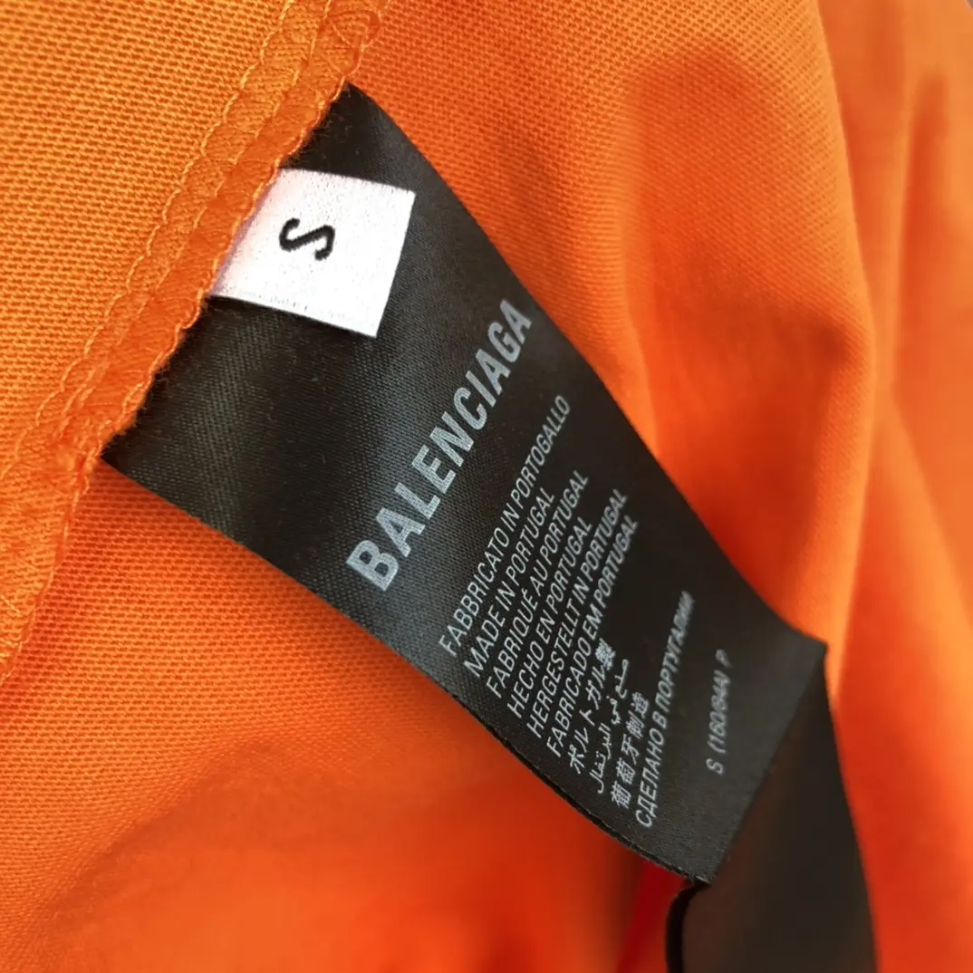 BALENCIAGA 2022SS fashion T-shirt in orange