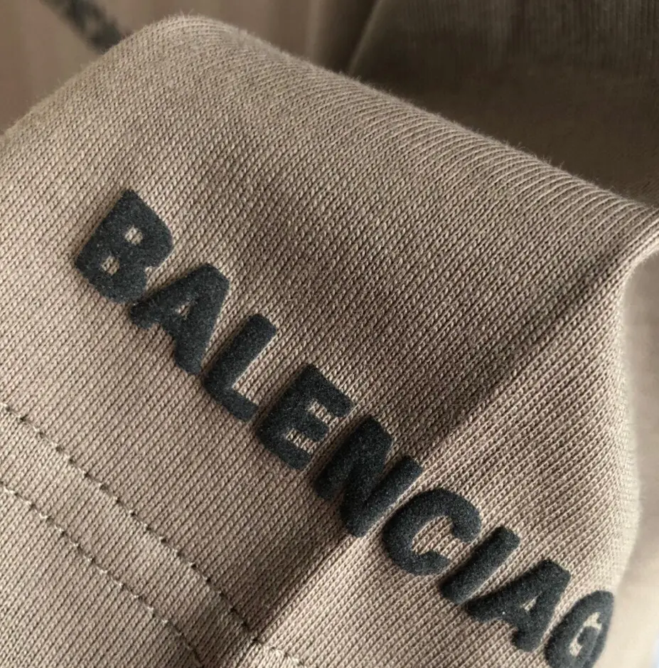 BALENCIAGA 2022SS fashion T-shirt in brown