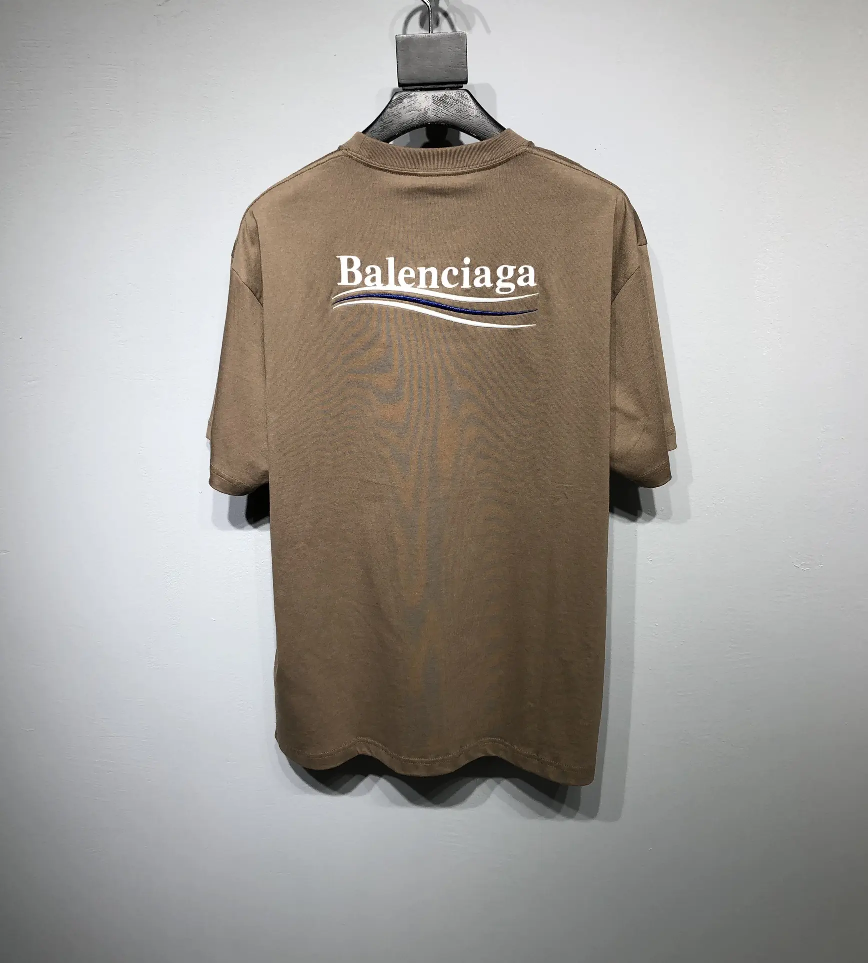 BALENCIAGA 2022SS fashion T-shirt in brown
