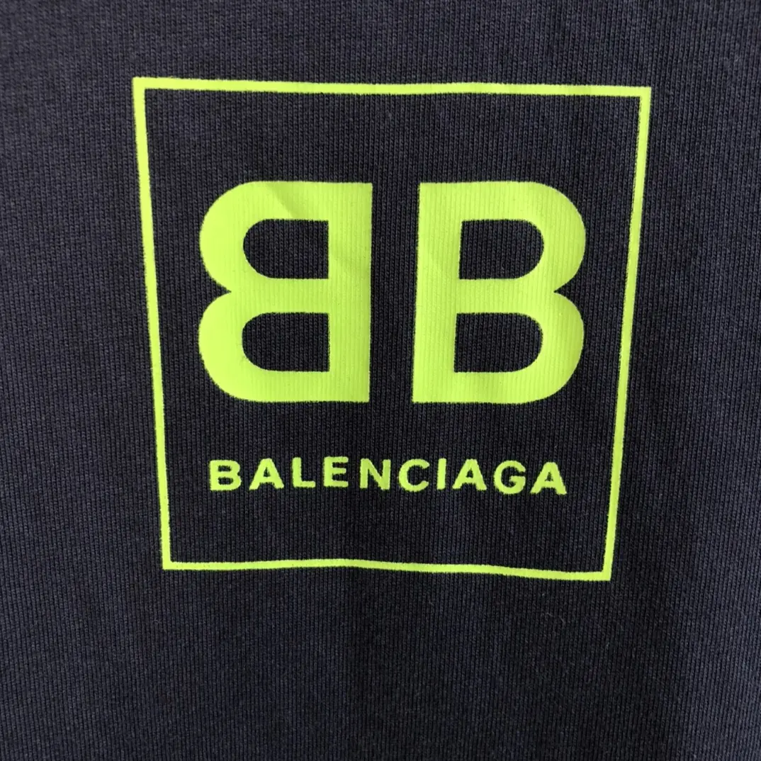 BALENCIAGA 2022SS fashion T-shirt in blue