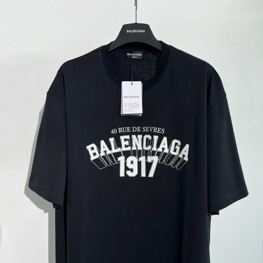 BALENCIAGA 2022SS fashion T-shirt in black