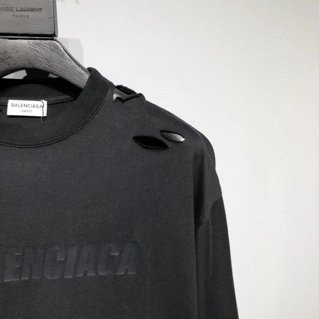 BALENCIAGA 2022SS fashion T-shirt in black