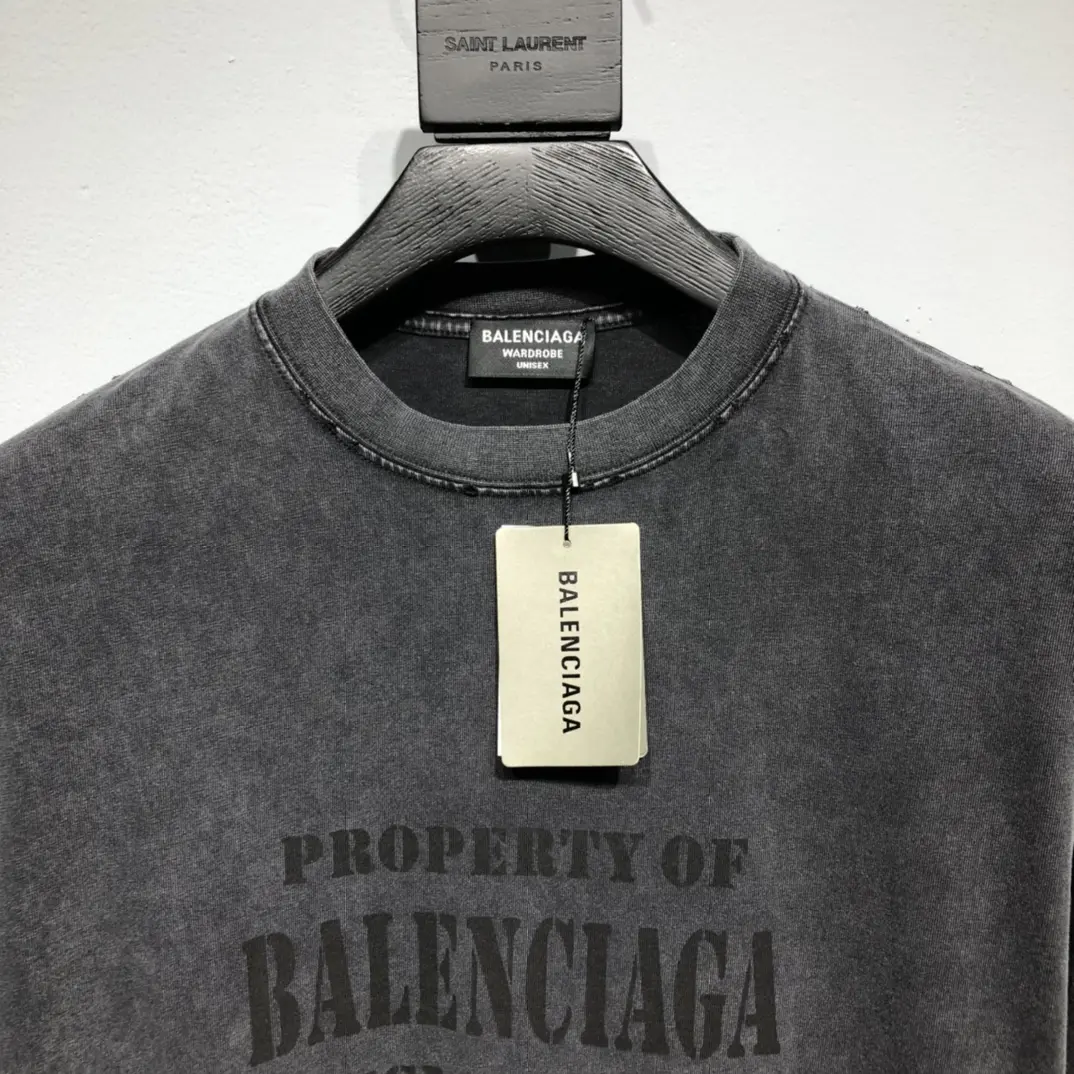 BALENCIAGA 2022SS fashion T-shirt in black