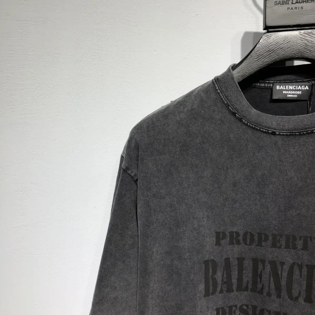 BALENCIAGA 2022SS fashion T-shirt in black