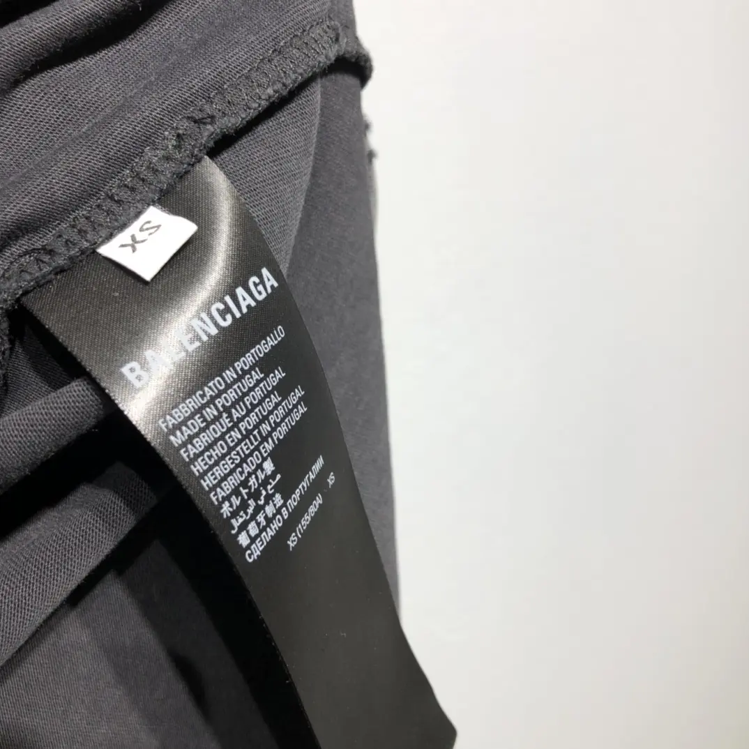 BALENCIAGA 2022SS fashion T-shirt in black