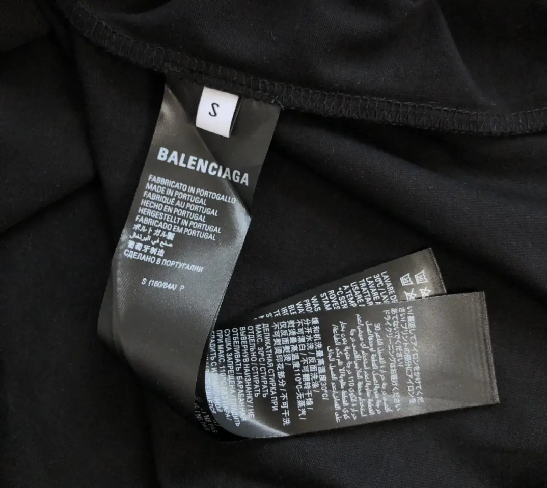 BALENCIAGA 2022SS fashion T-shirt in black