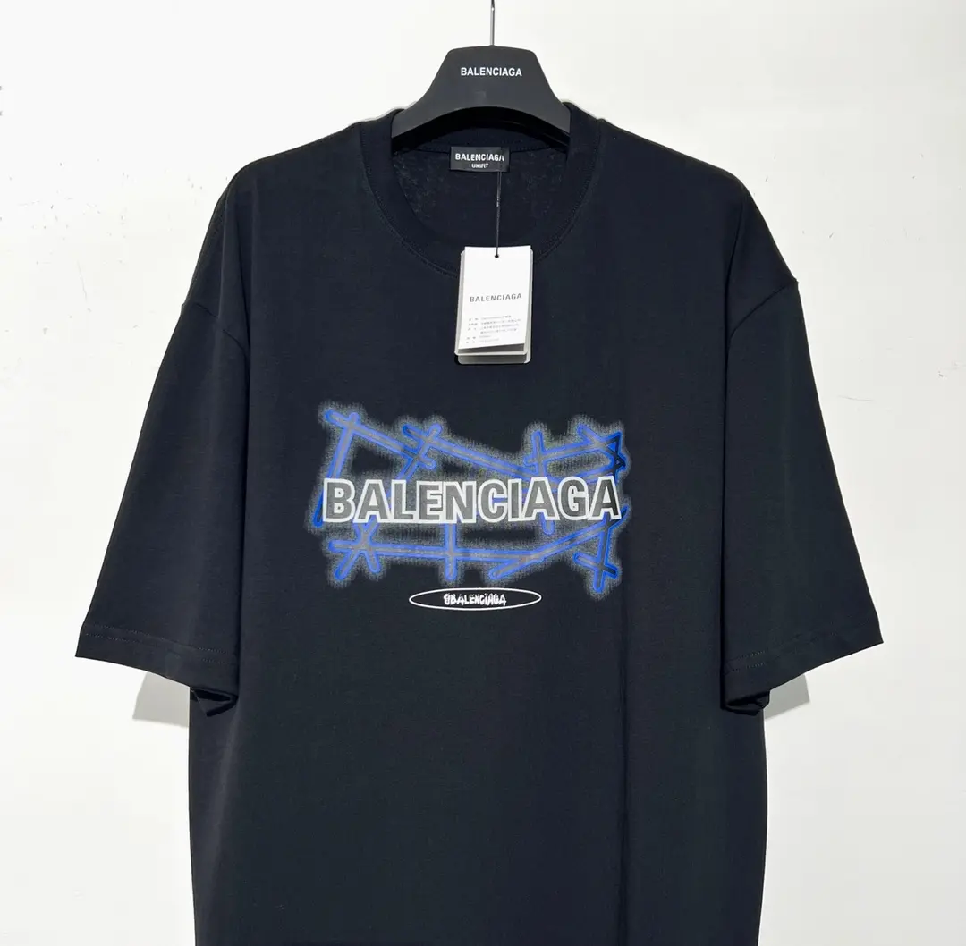 BALENCIAGA 2022SS fashion T-shirt in black