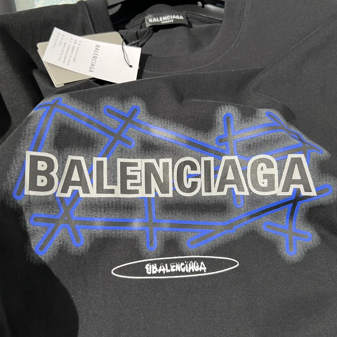 BALENCIAGA 2022SS fashion T-shirt in black