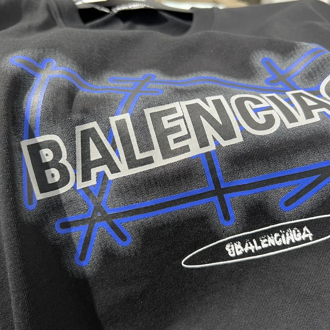 BALENCIAGA 2022SS fashion T-shirt in black