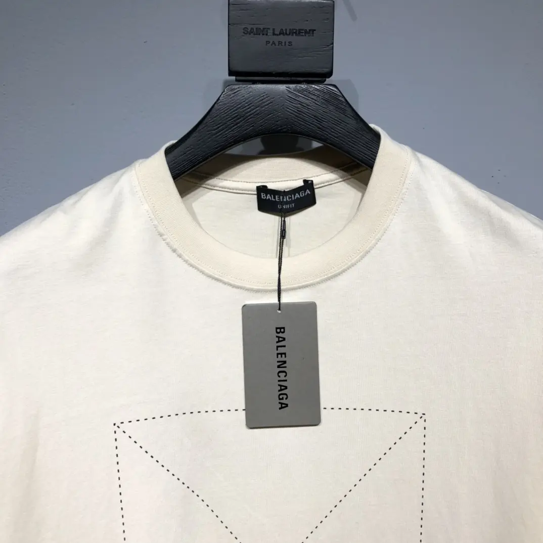 BALENCIAGA 2022SS fashion T-shirt in beige